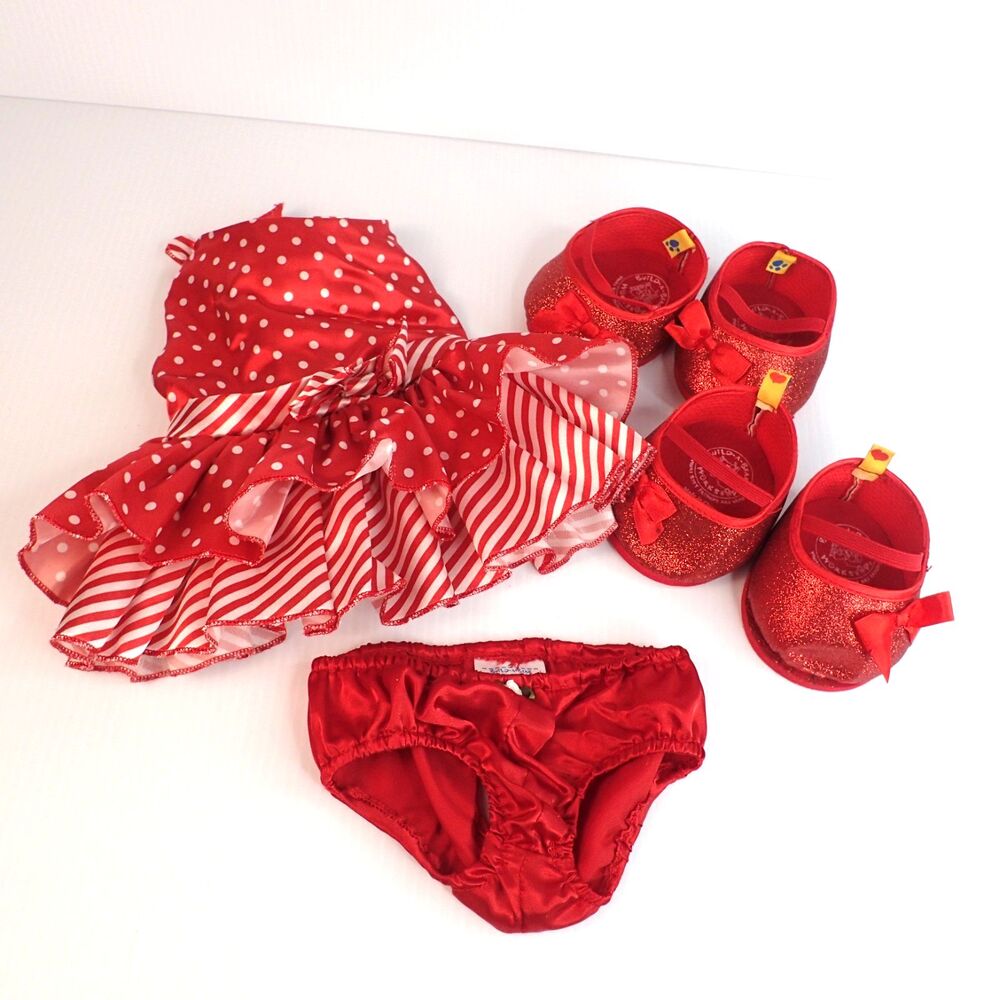 Christmas Build A Bear CLARICE Rudolph Red Nose Reindeer Full Outfit (DAMAGE)